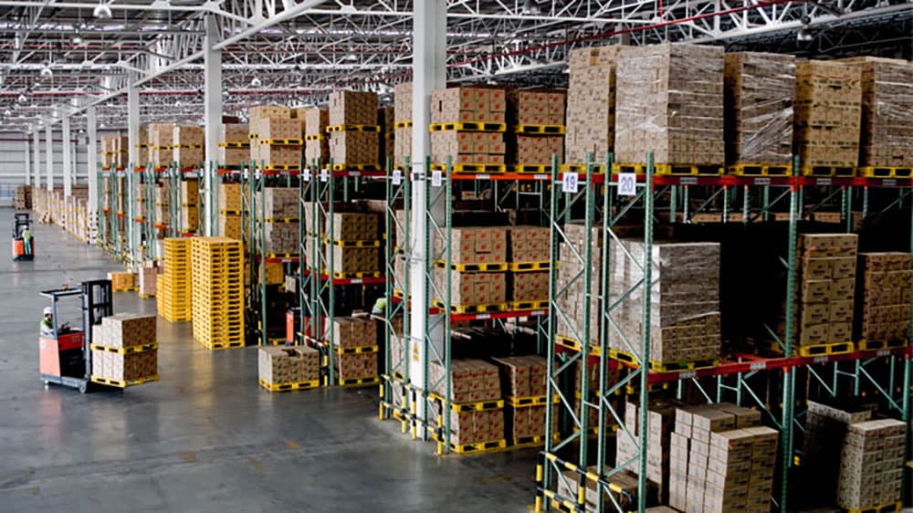 Warehouse freight section image