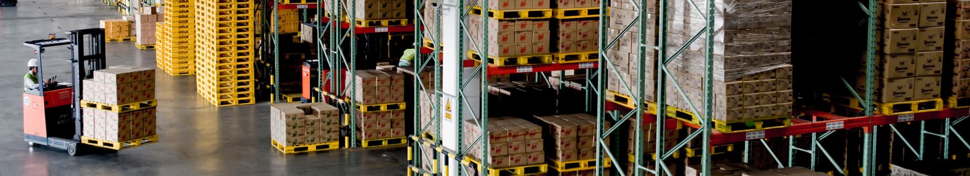 Warehouse logistics banner image